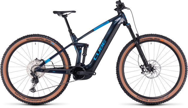 Cube Stereo Hybrid 140 HPC carbon SLX 750 liquidblue´n´blue kolo