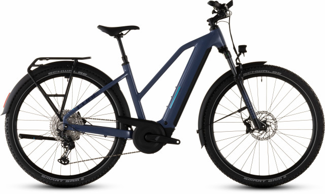 Cube Nuride Hybrid EXC 800 jeansblue´n´blue Trapeze 2026 Kolo