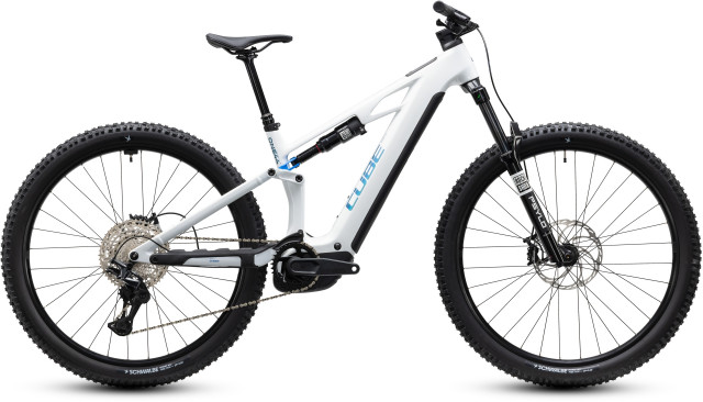CUBE Stereo Hybrid ONE44 HPC Pro 800 metallicwhite 'n' blue 2027 kolo