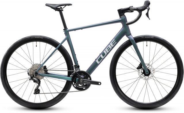 CUBE Attain Race smaragdgrey 'n' white 2027 kolo