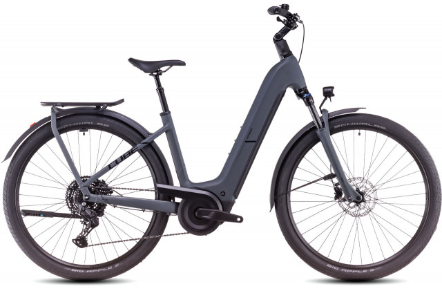 CUBE KATHMANDU HYBRID ONE 800 shadowgrey´n´black EASY ENTRY 2025 KOLO